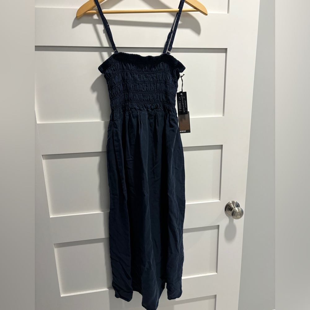 Smocked Navy dress